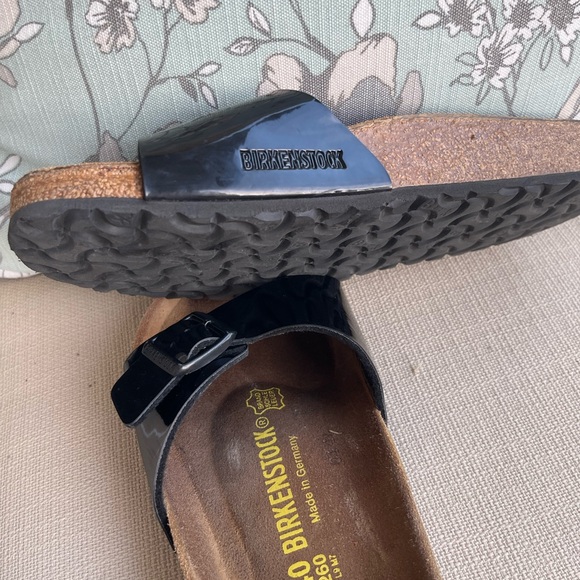 BIRKENSTOCK MADRID BLACK SANDALS WOMEN’S SIZE 9 MEN’S SIZE 7 - Picture 6 of 11